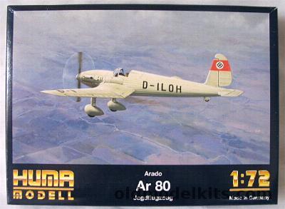 Huma Model 1/72 Arado Ar-80, 3005 plastic model kit